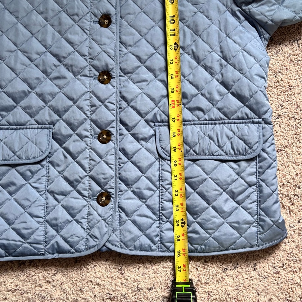 Croft & Barrow Women’s Light Blue Quilted Puffer Jacket size XL - Picture 7 of 9